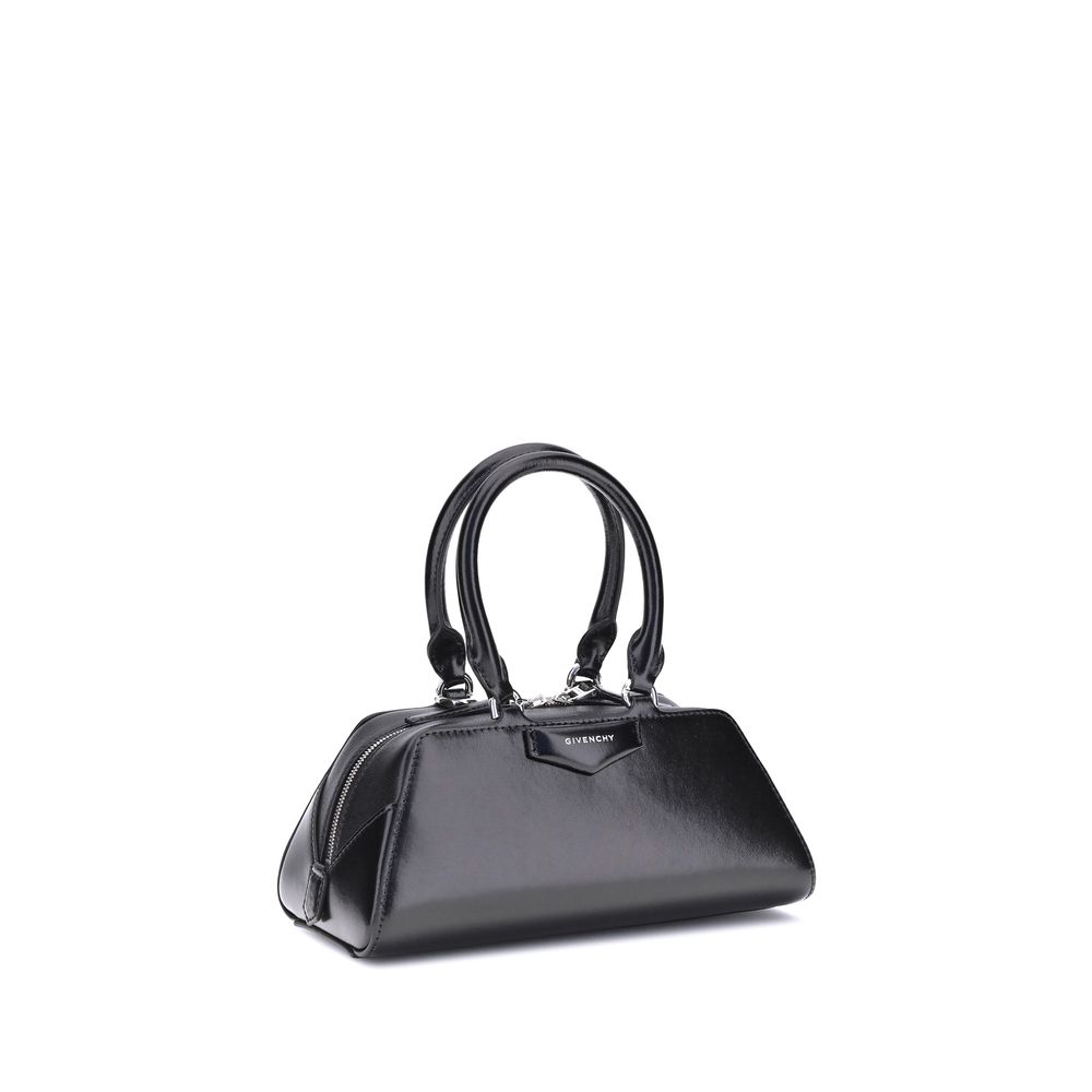 Black Calf Leather Bos Taurus Handbag