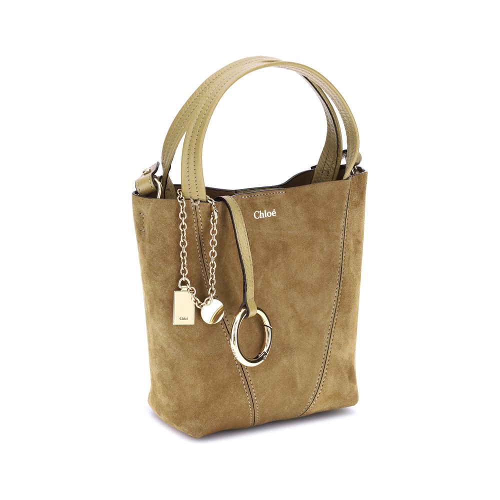 Beige Calf Leather Bos Taurus Shoulder Bag