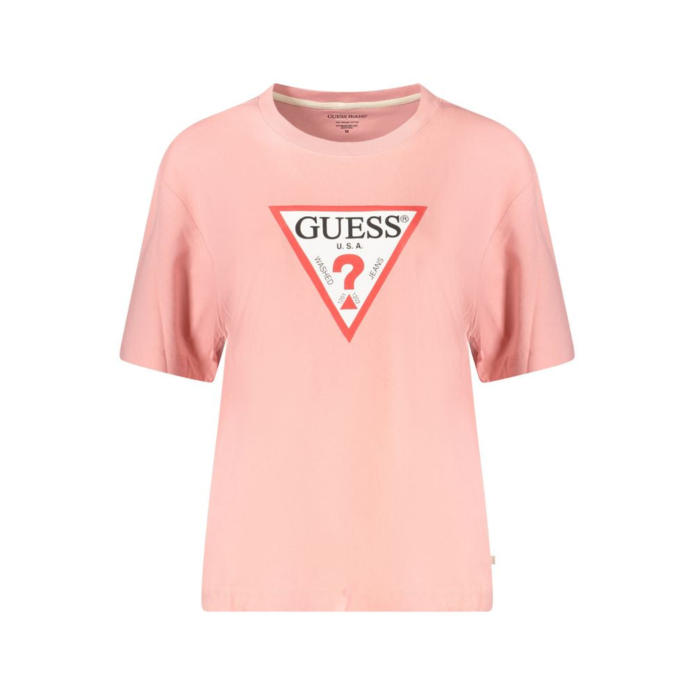 Pink Organic Cotton Women T-Shirt
