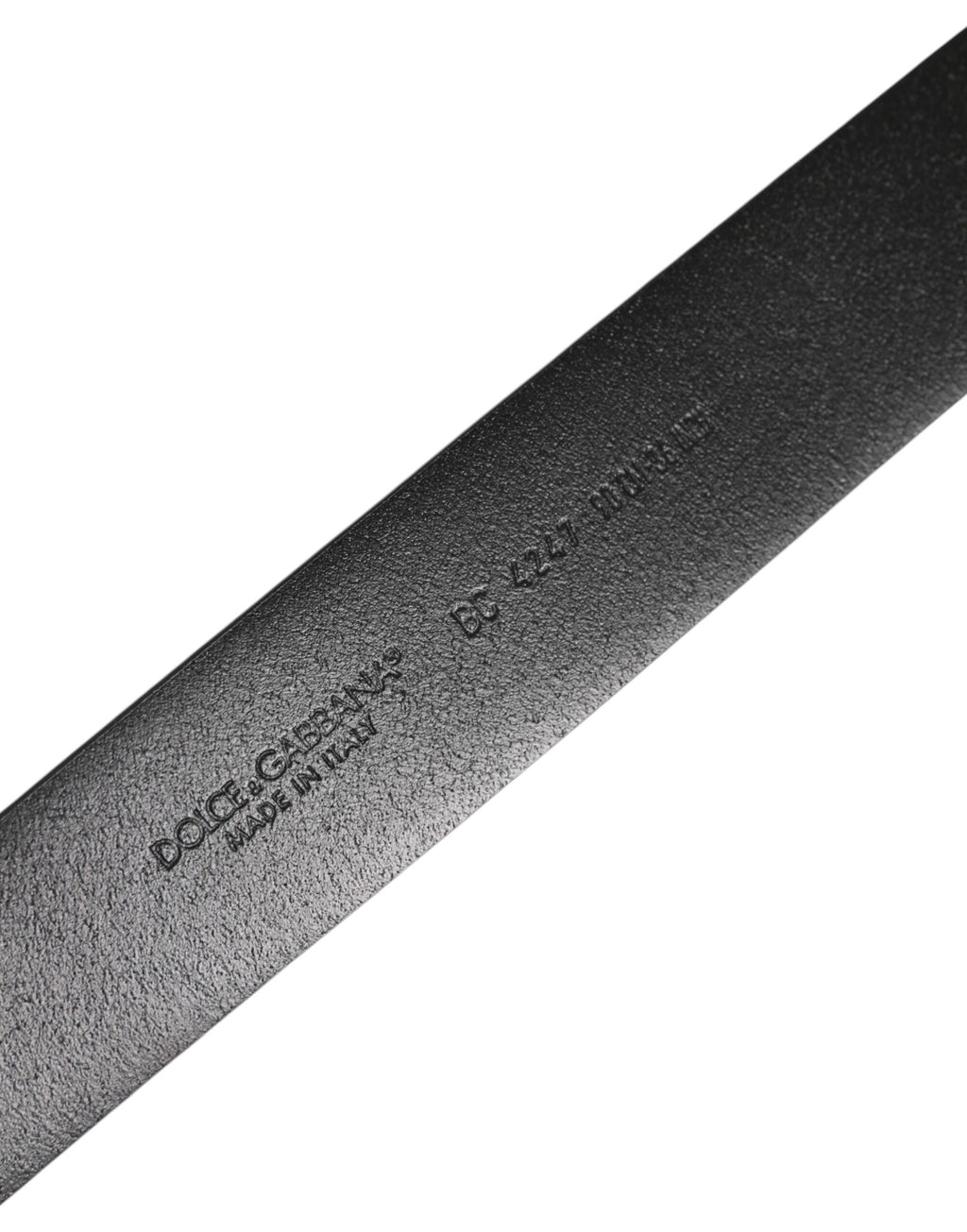 Blue Classic Silver Metal DG Logo Buckle Belt