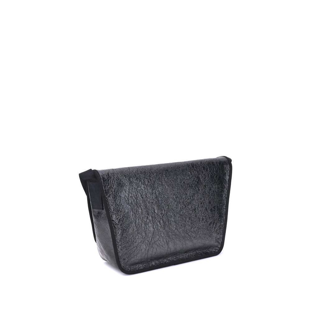 Black Calf Leather Bos Taurus Shoulder Bag