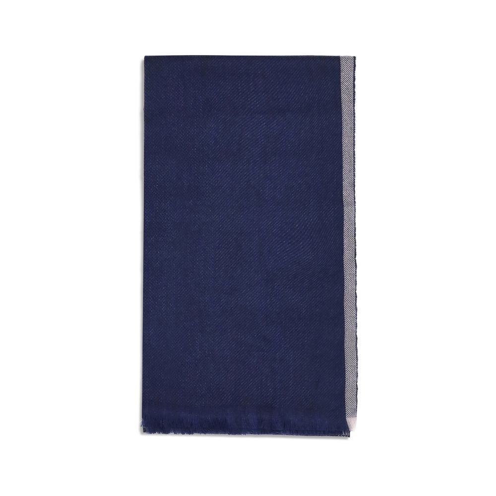 Blue Cashmere Scarf