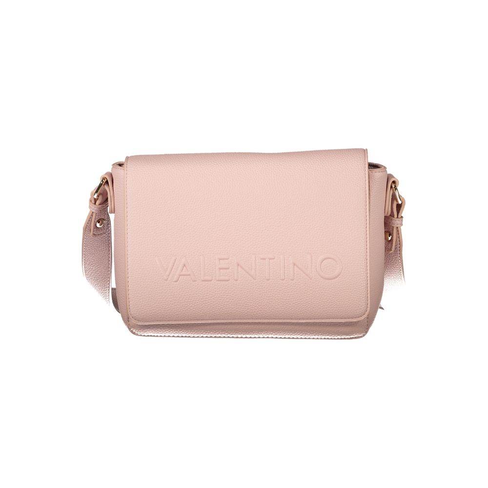 Pink Polyethylene Women Handbag