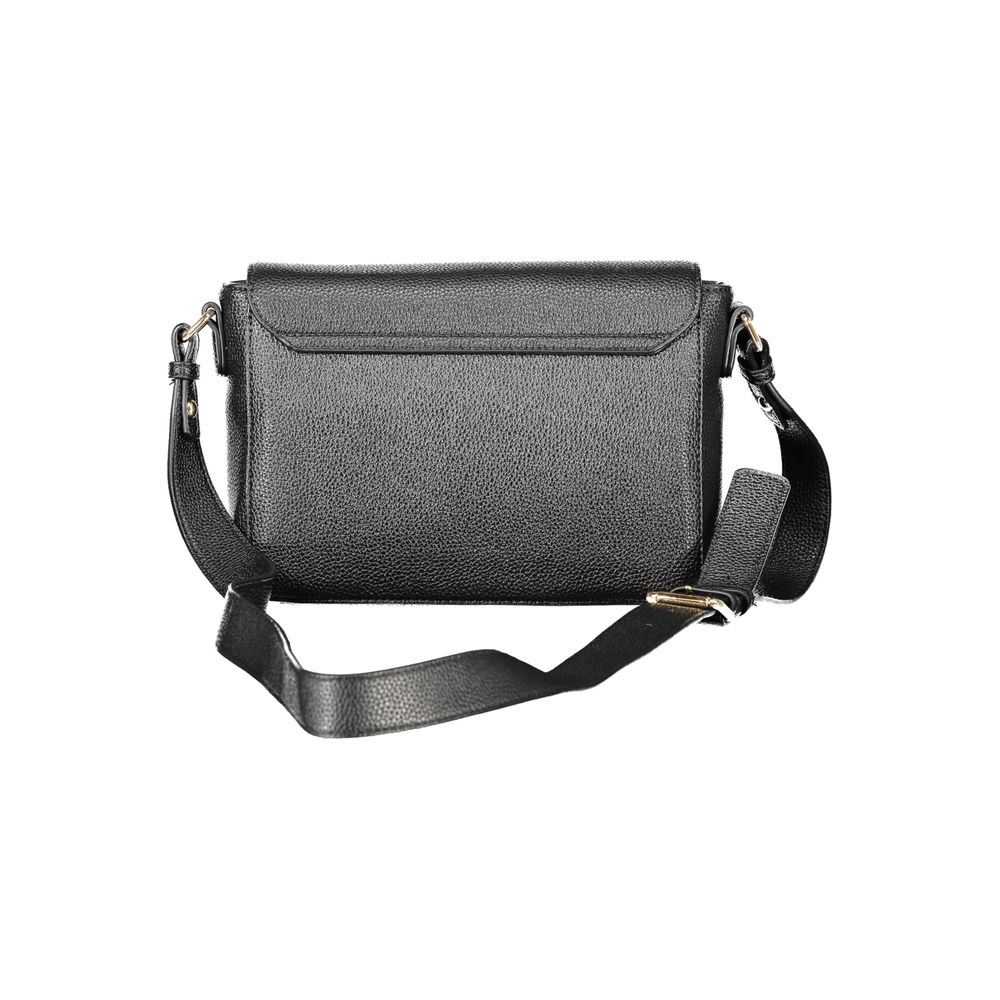 Black Polyethylene Women Handbag