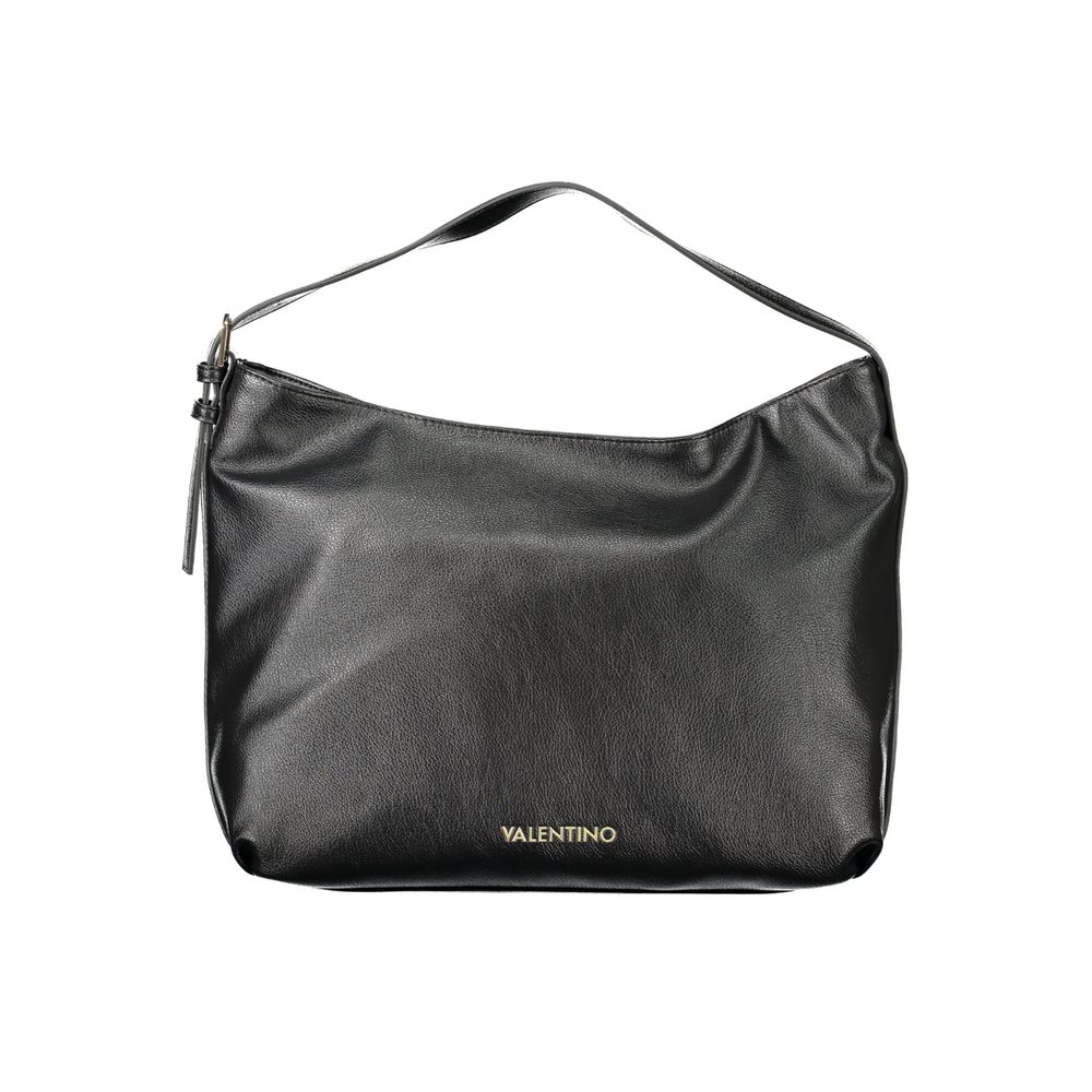 Black Polyethylene Women Handbag