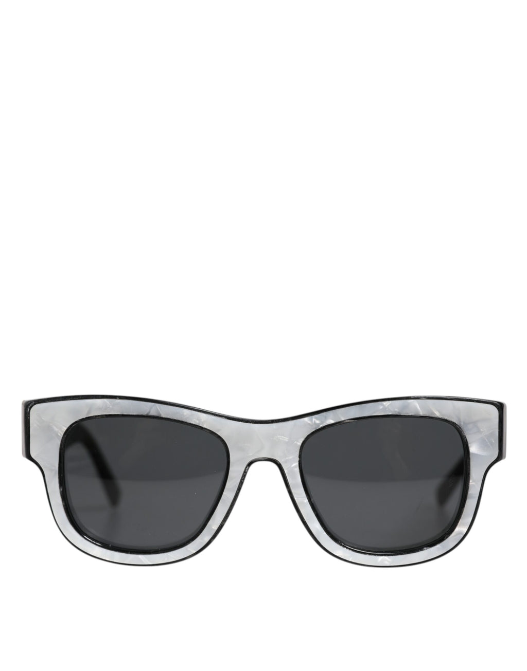 Pearl White Acetate Frame Domenico Shade Sunglasses