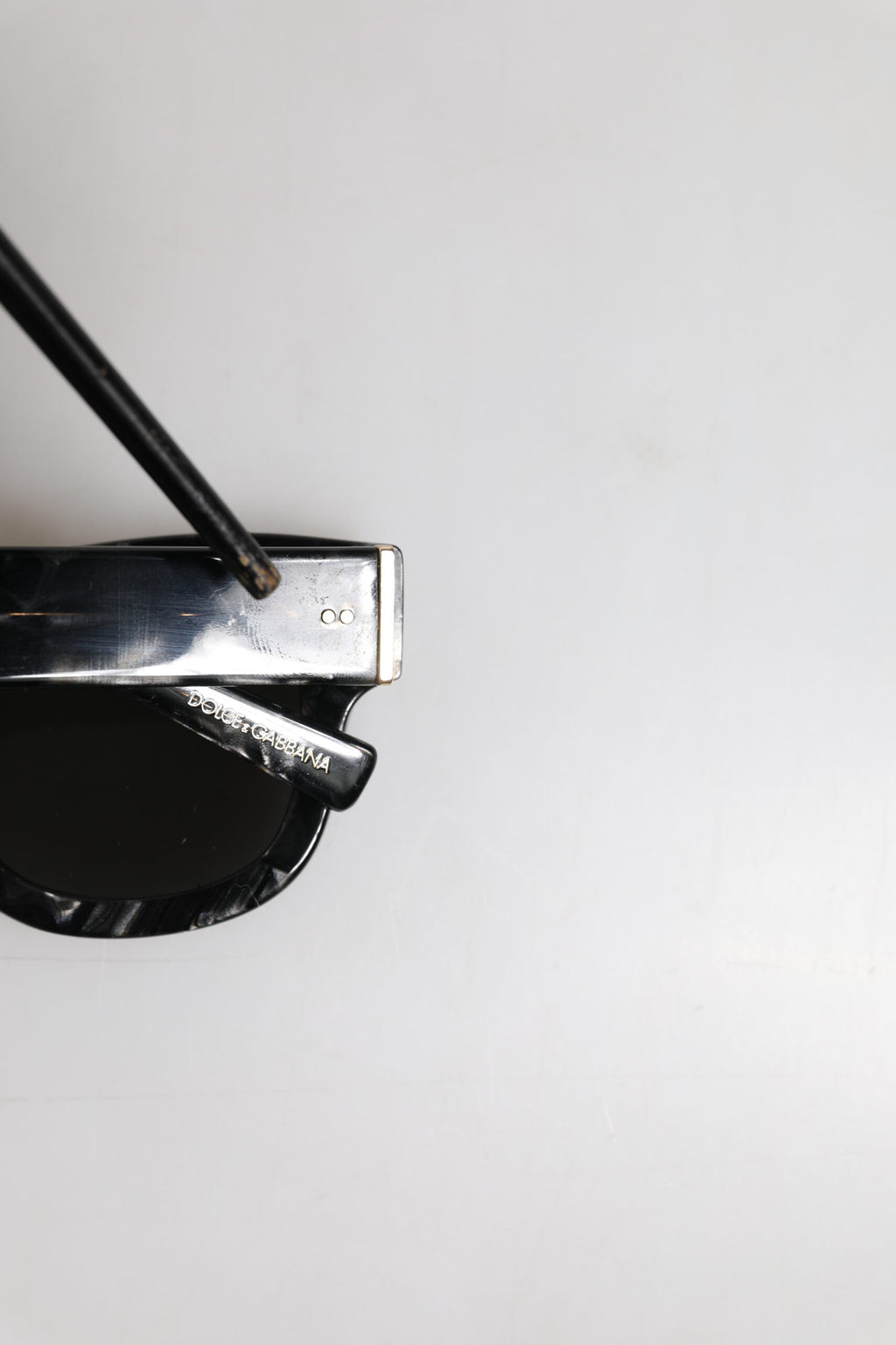 Pearl White Acetate Frame Domenico Shade Sunglasses