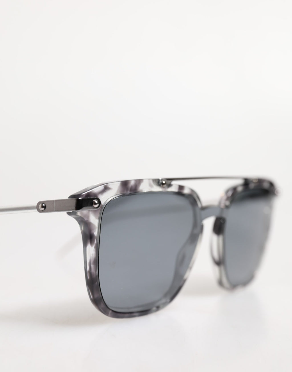 Gray Havana Acetate Square DG4327 Eyewear Sunglasses