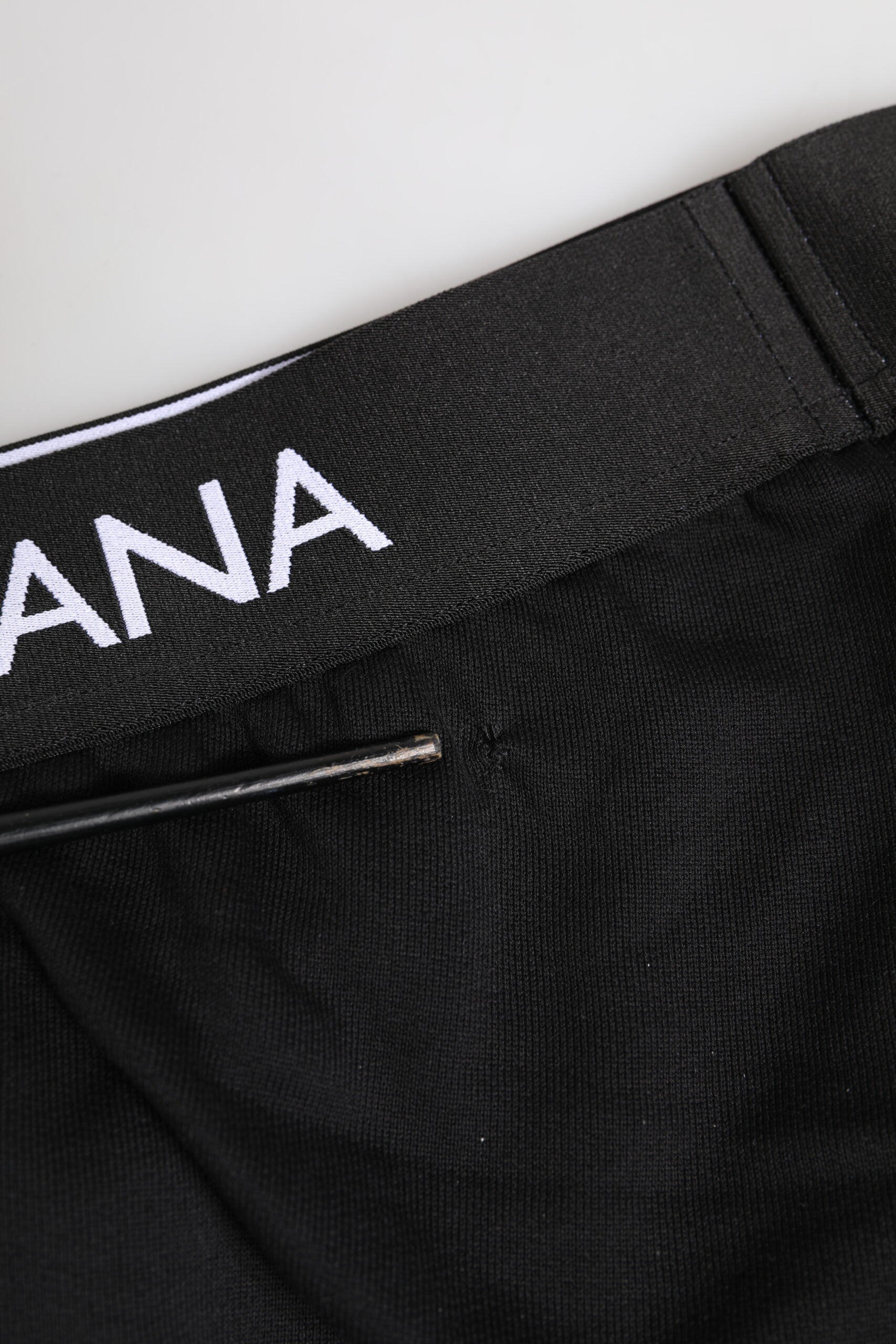 Black Cotton Stretch Regular Brief Underwear