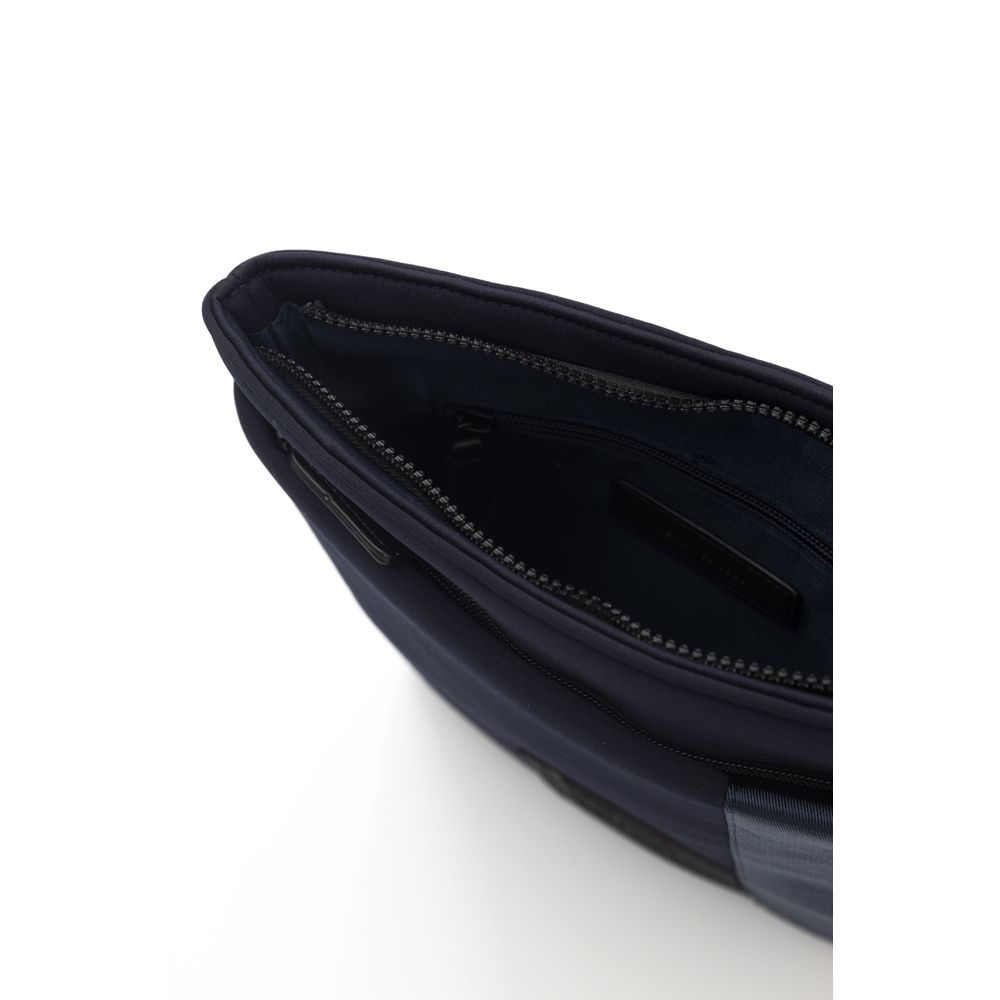 Blue Polyester Women Crossbody Bag