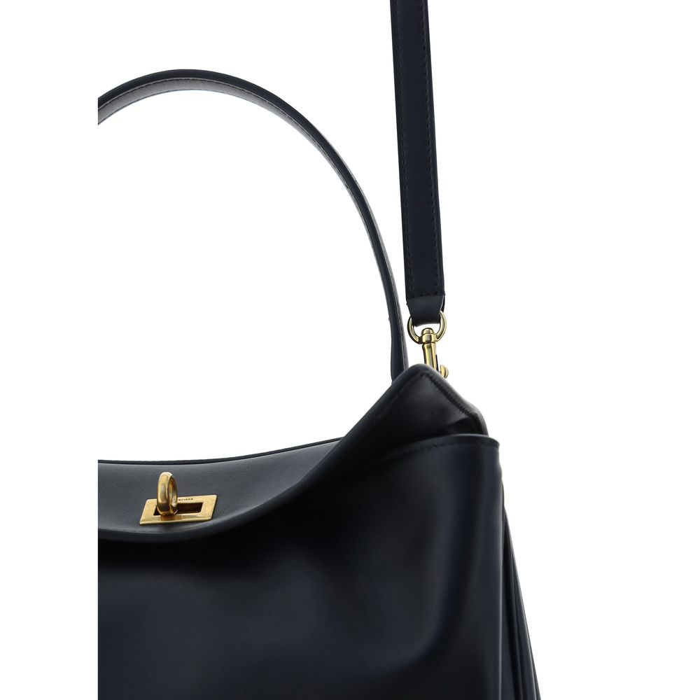 Black Calf Leather Bos Taurus Shoulder Bag