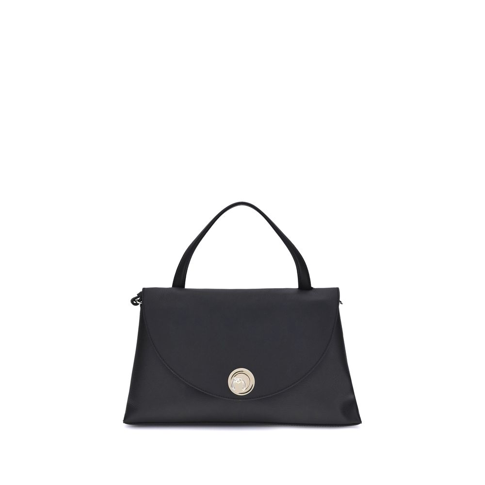 Black Calf Leather Bos Taurus Handbag