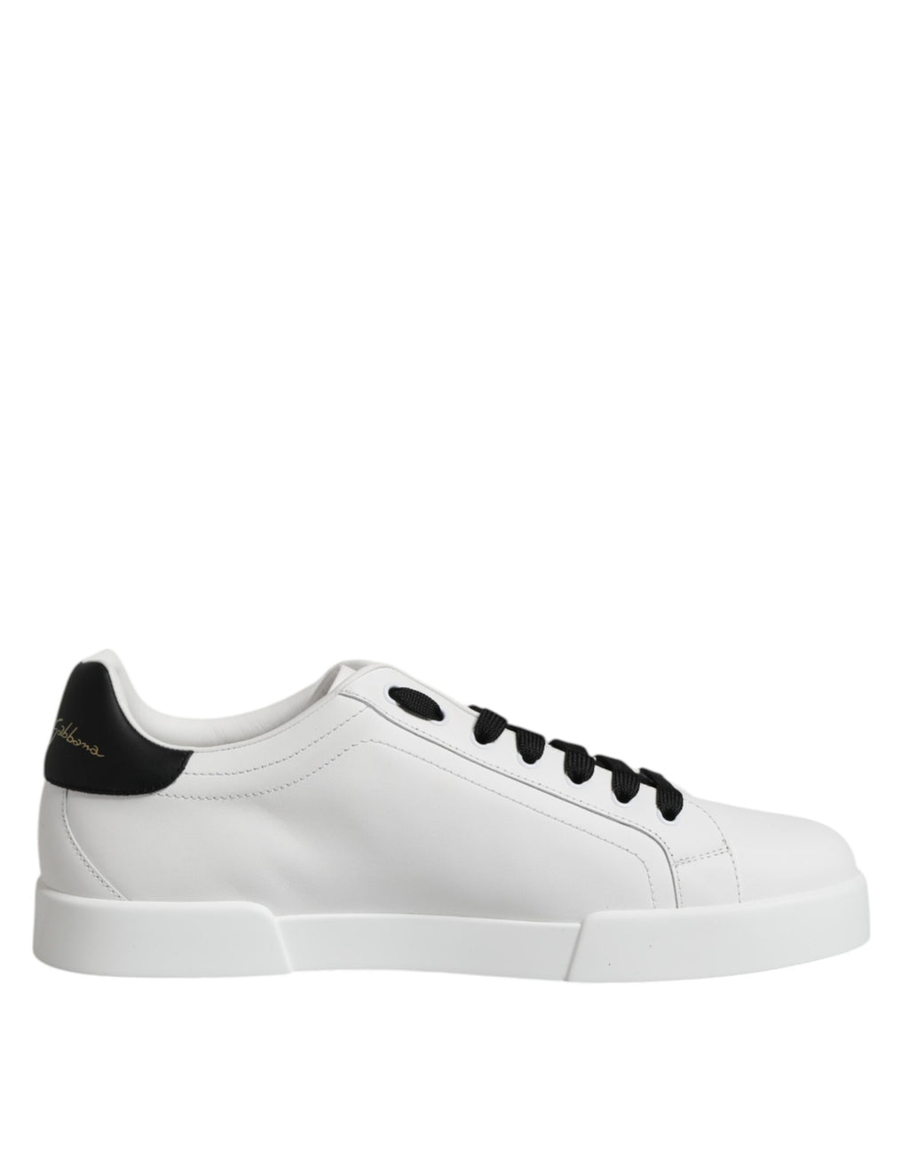 White DG Logo Portofino Low Top Sneakers Shoes