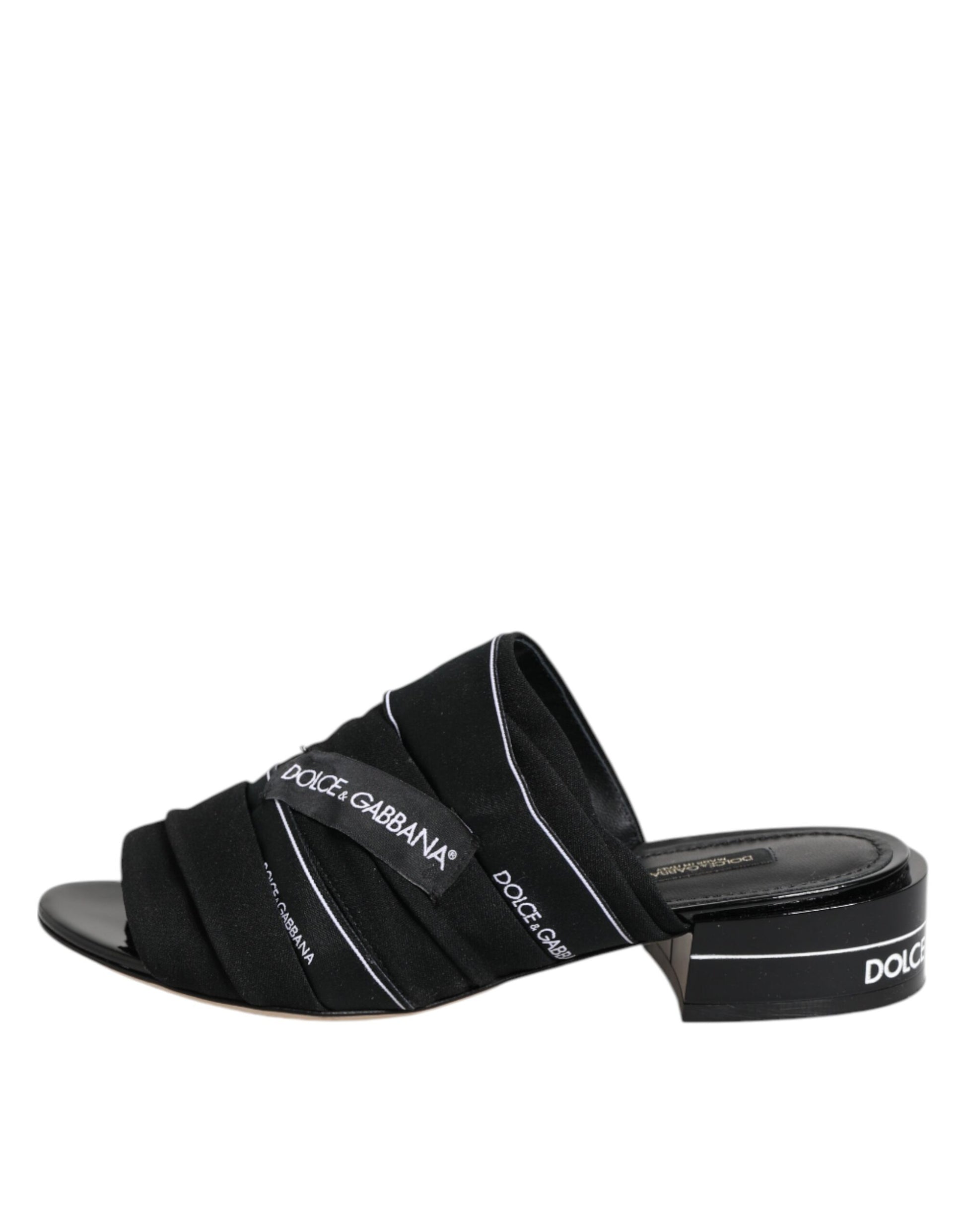 Black Slides Slip On Sandals Shoes