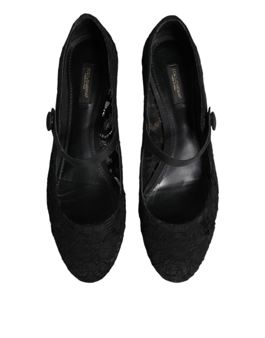 Black Vally Taormina Floral Lace Pumps Shoes