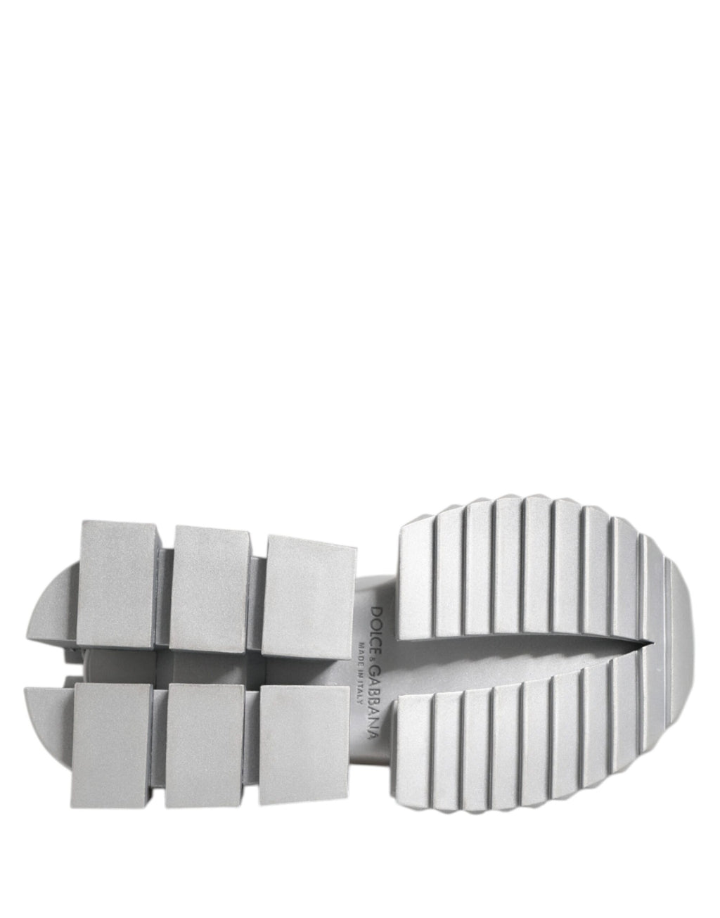 Silver Leather Super Queen Sneakers Shoes