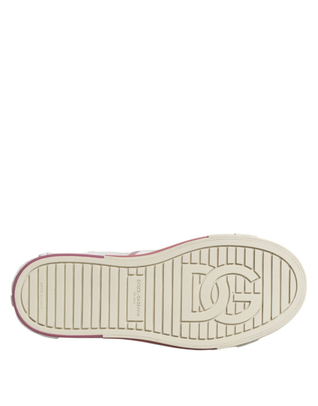 White Pink Leather Low Top Sneakers Shoes