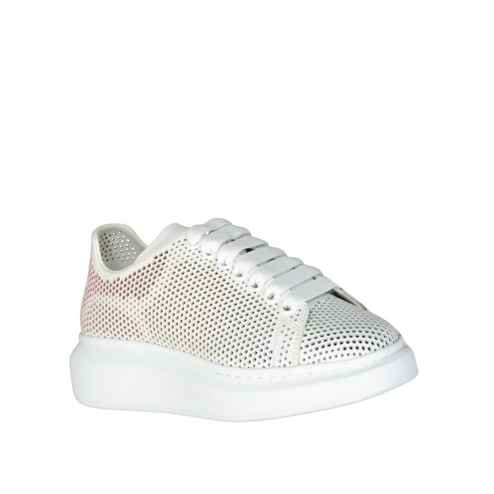 White Calfskin Chunky Sneakers
