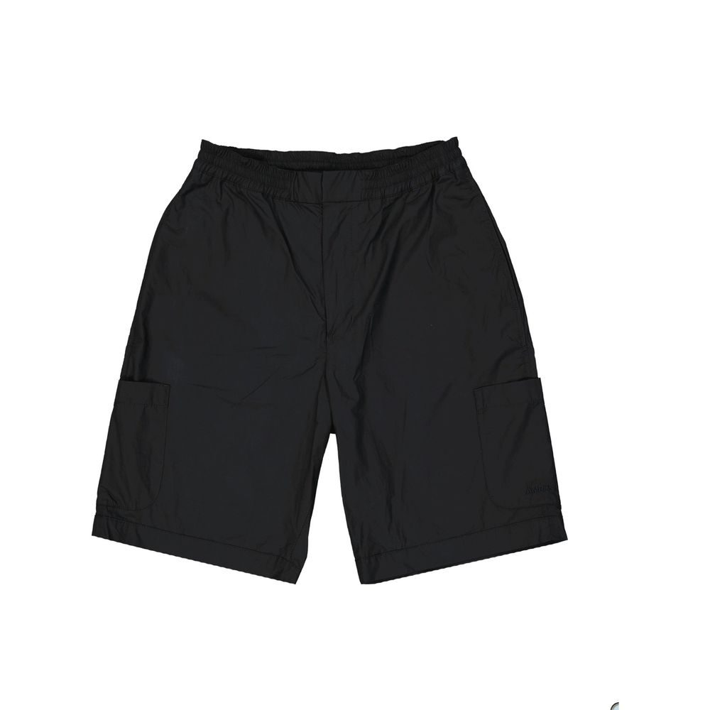 Black Cotton Shorts