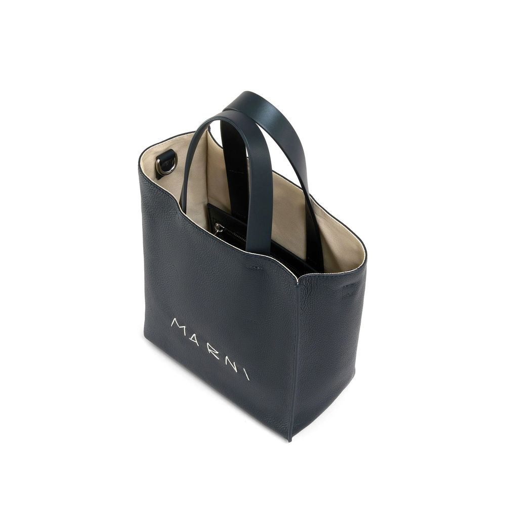 Black Calfskin Tote Bag