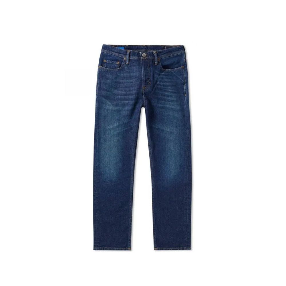 Acne Studios Dark Blue Cotton Denim Jeans for Everyday Style