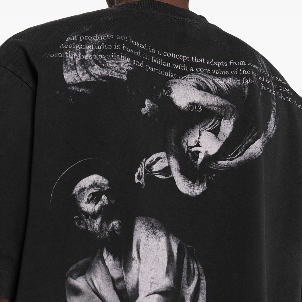 Black Cotton T-Shirt