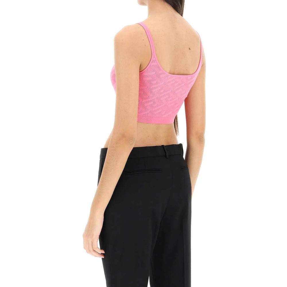 Multicolor Elastane Tank Tops