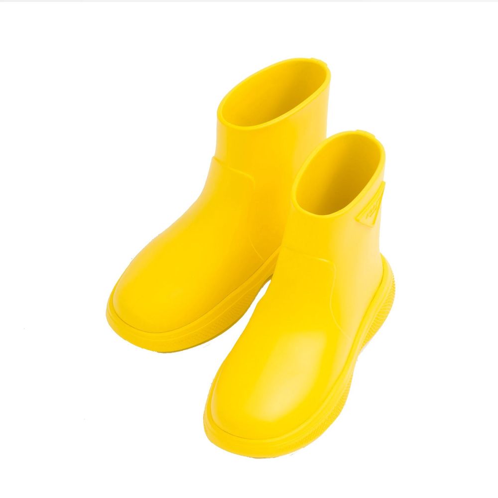 Yellow Rubber Rain Boots