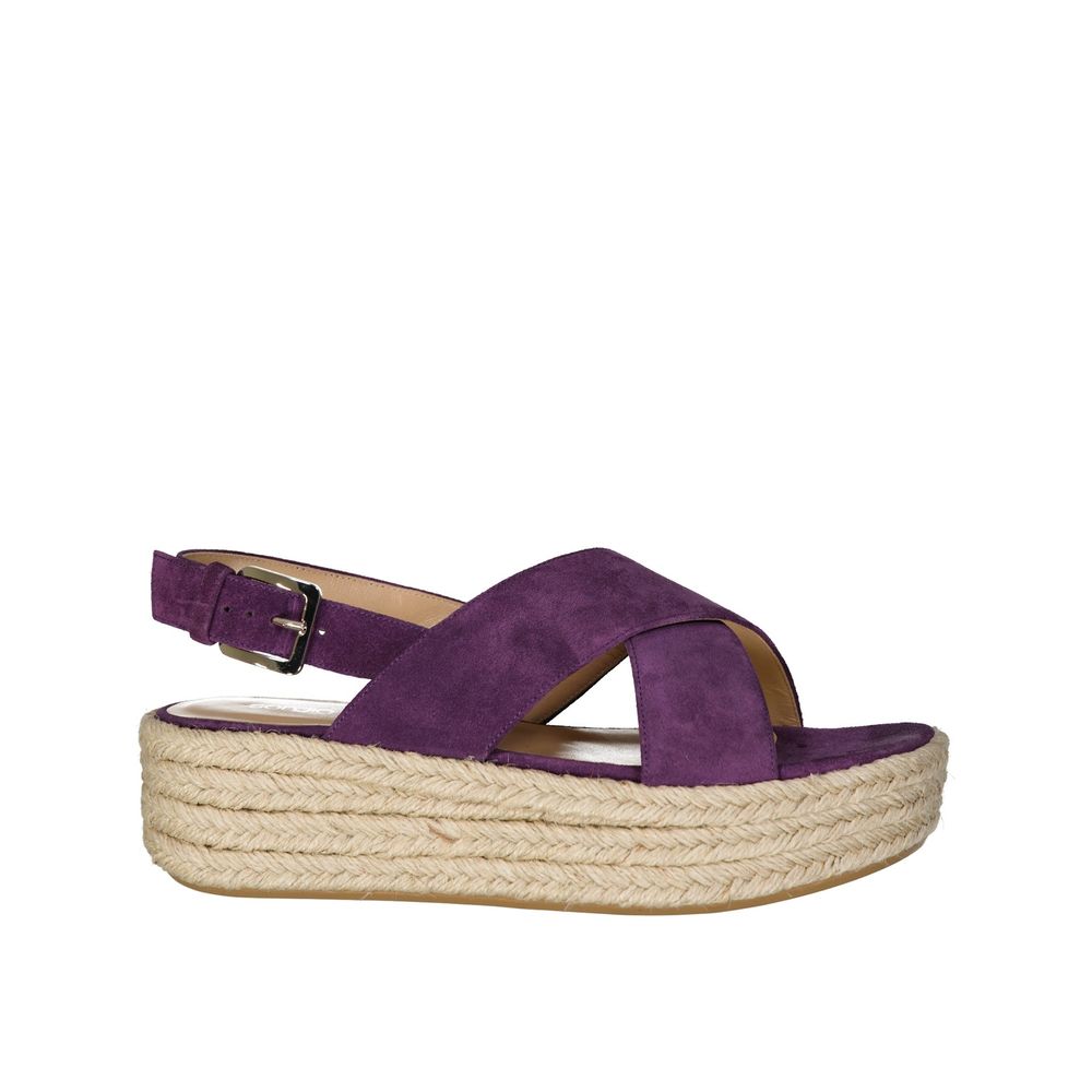 Purple Calfskin Espadrilles