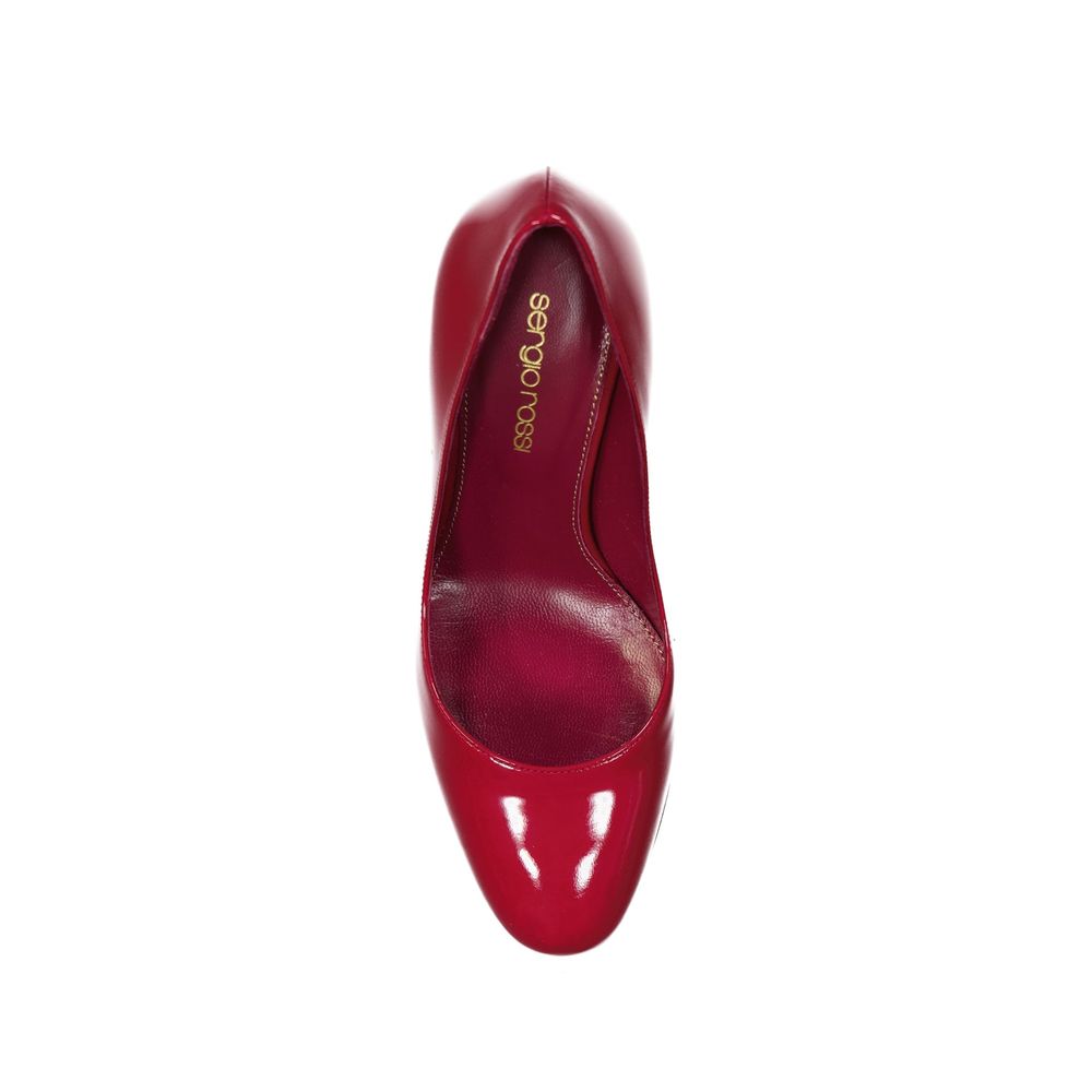Red Calfskin High Heel Pumps