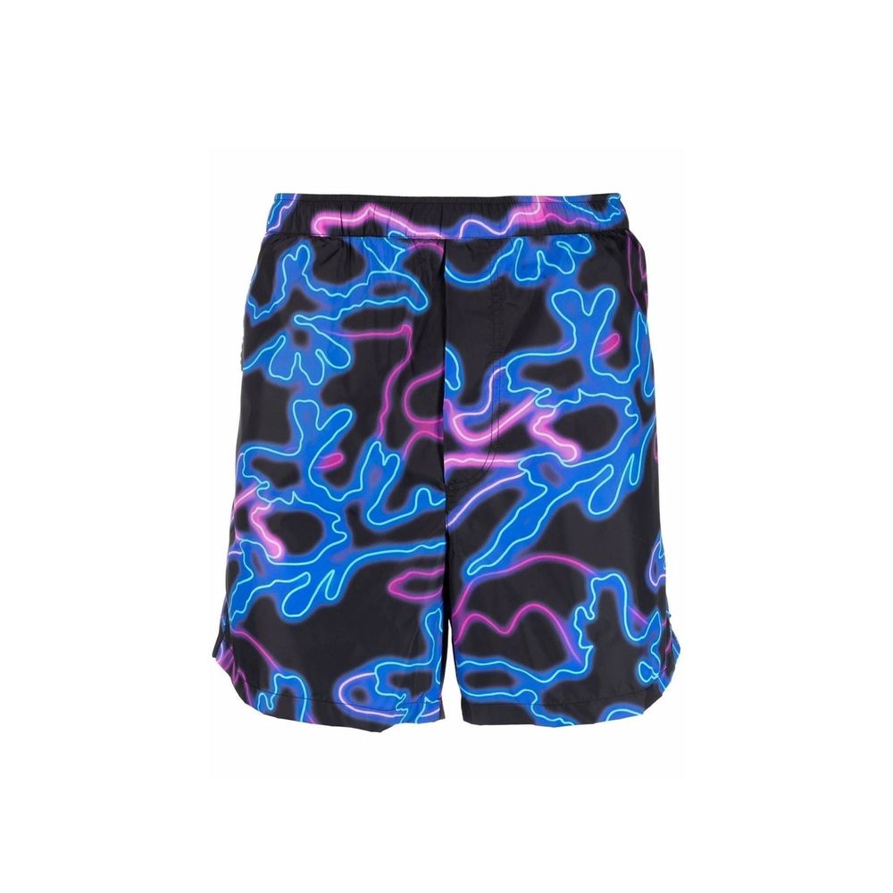 Neon-Print Swim Shorts