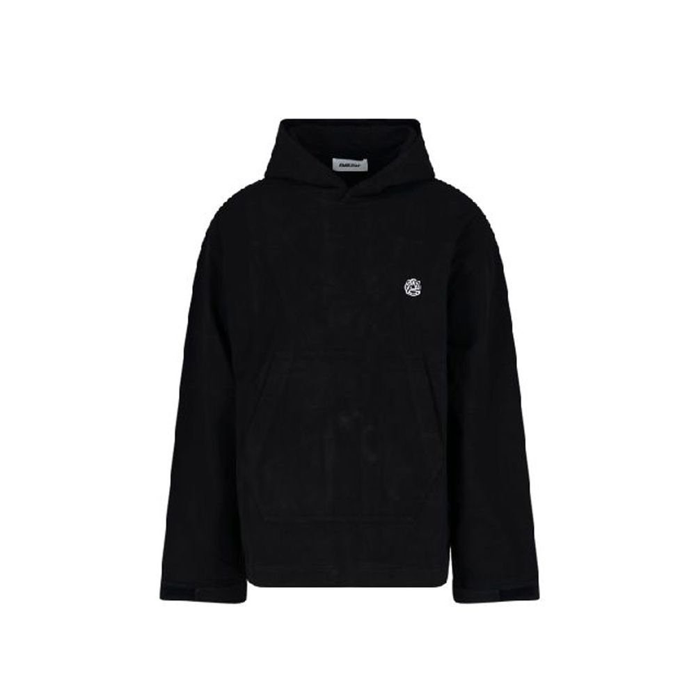 Black Cotton Sweatshirt