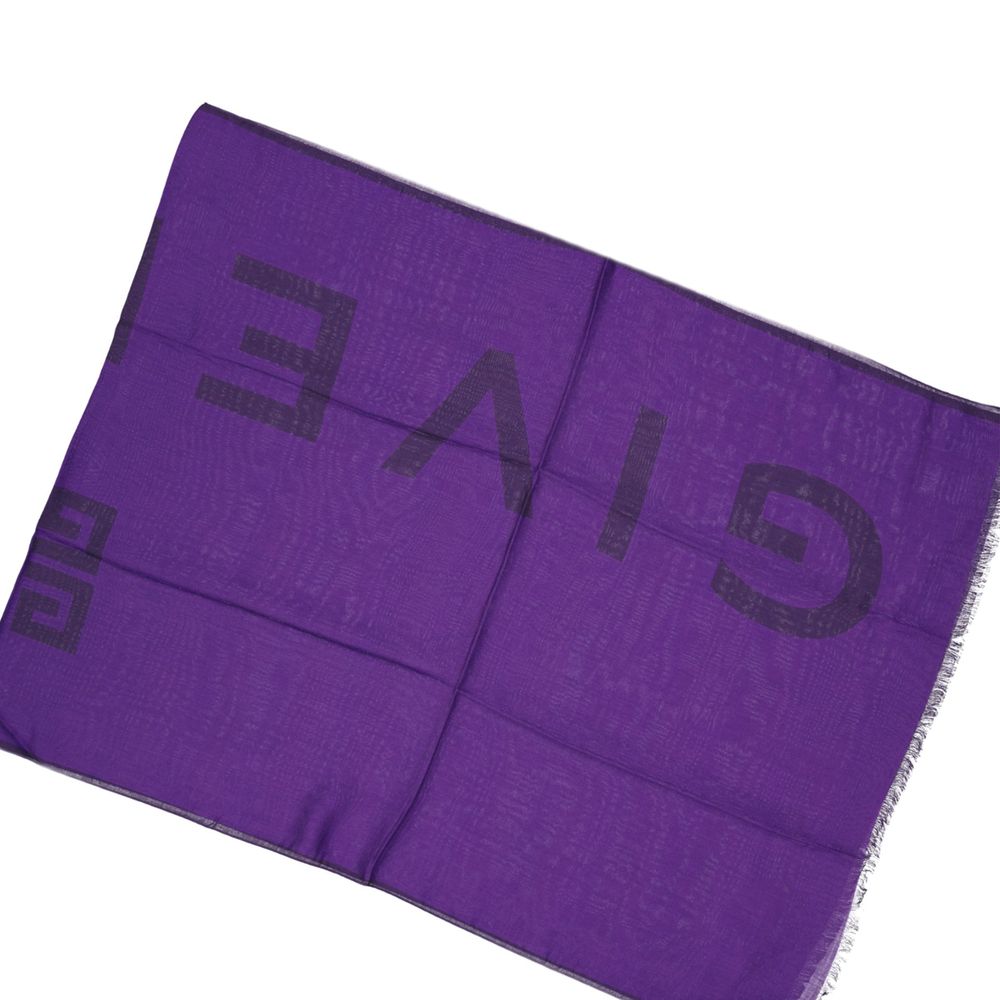 Purple Cashmere Scarf