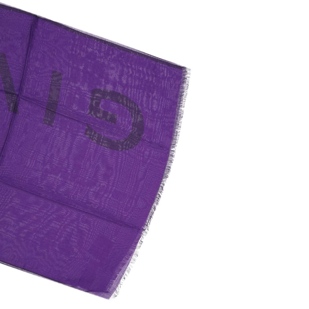 Purple Cashmere Scarf