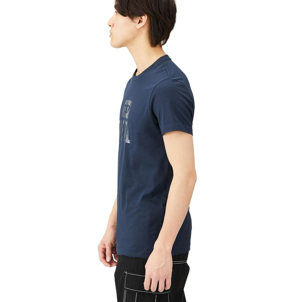 Blue Cotton T-Shirt