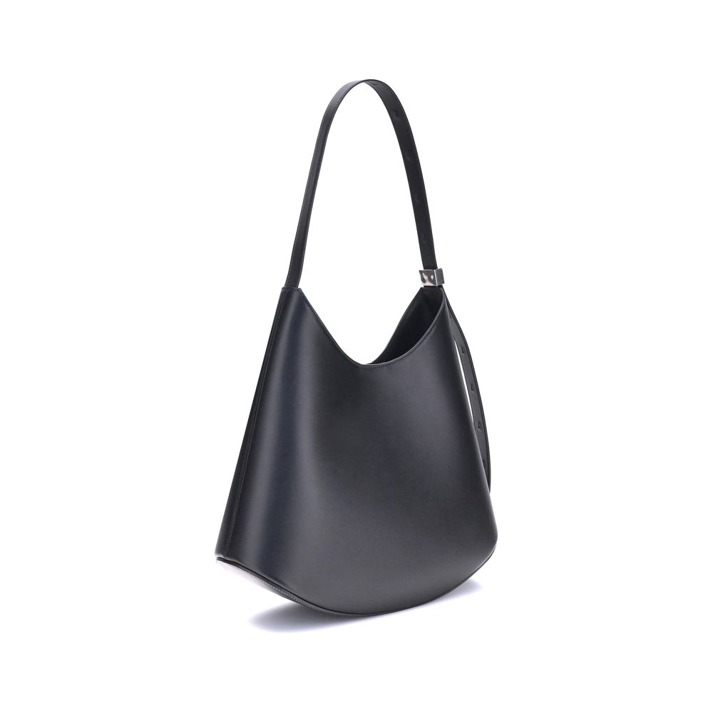 Black Calf Leather Bos Taurus Shoulder Bag