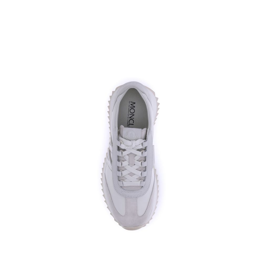 White Polyamide Low Top Sneakers