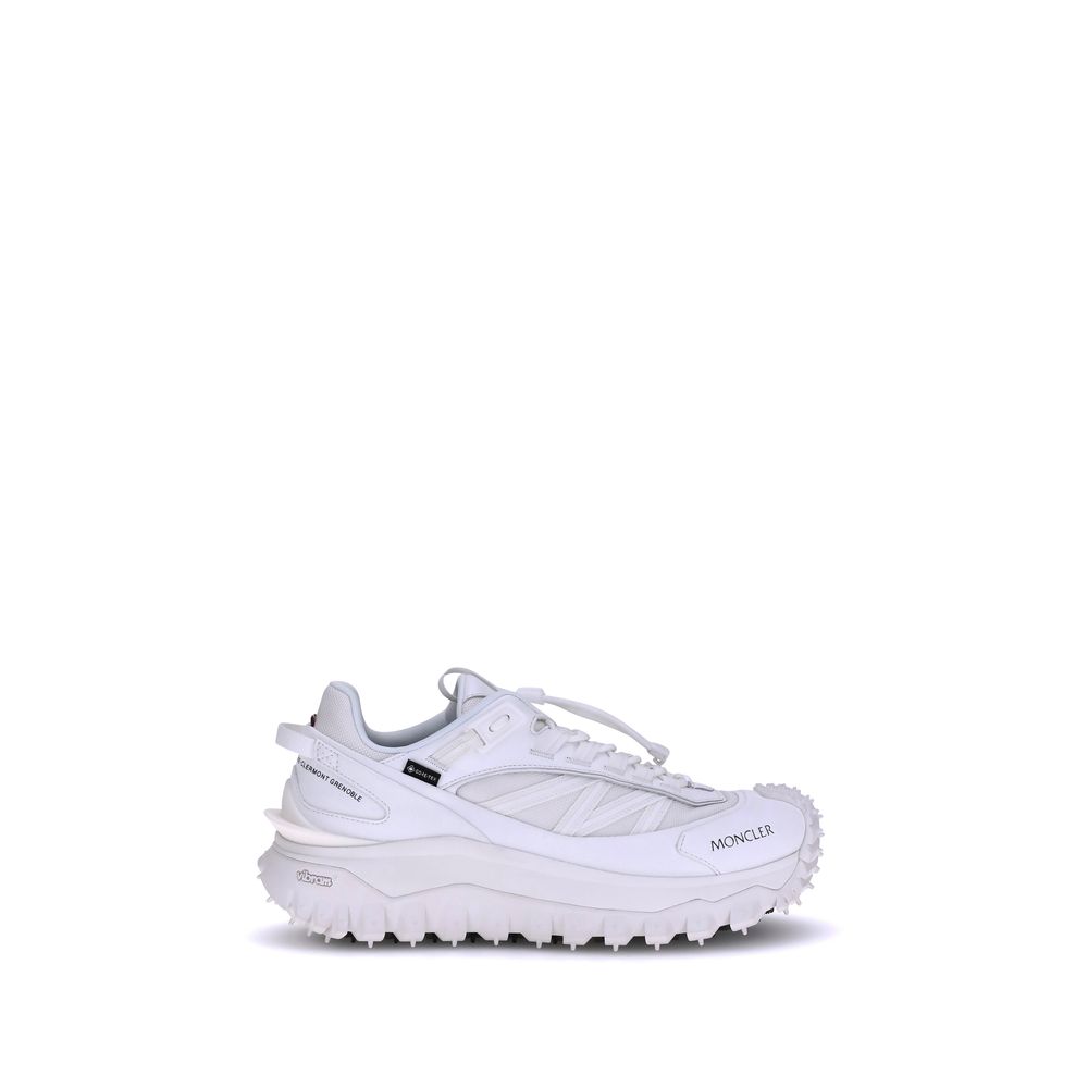 White Polyamide Athletic Sneakers