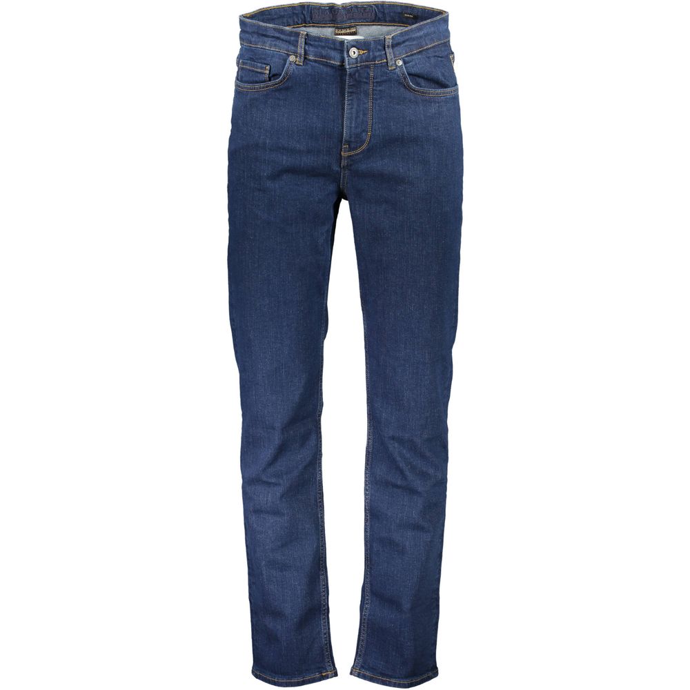 Blue Cotton Men Jeans