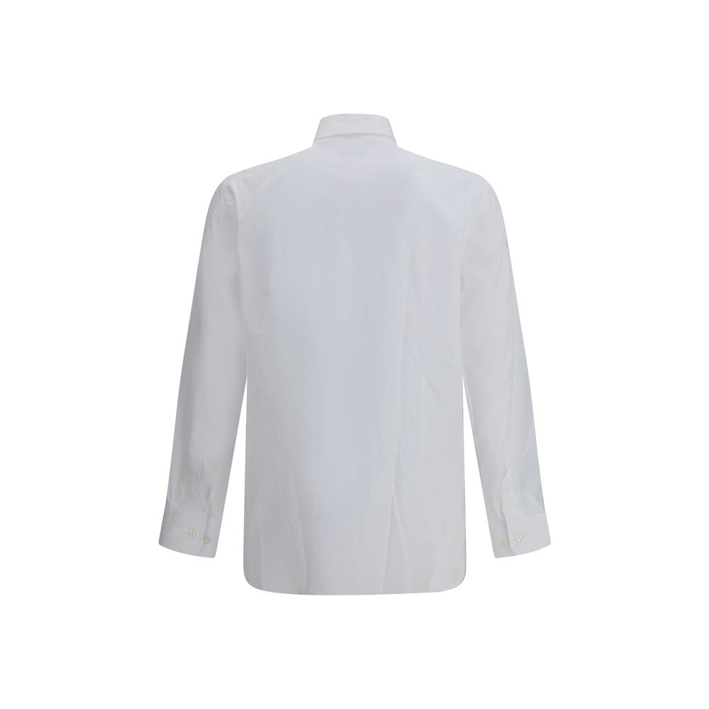 White Cotton Dress Shirt