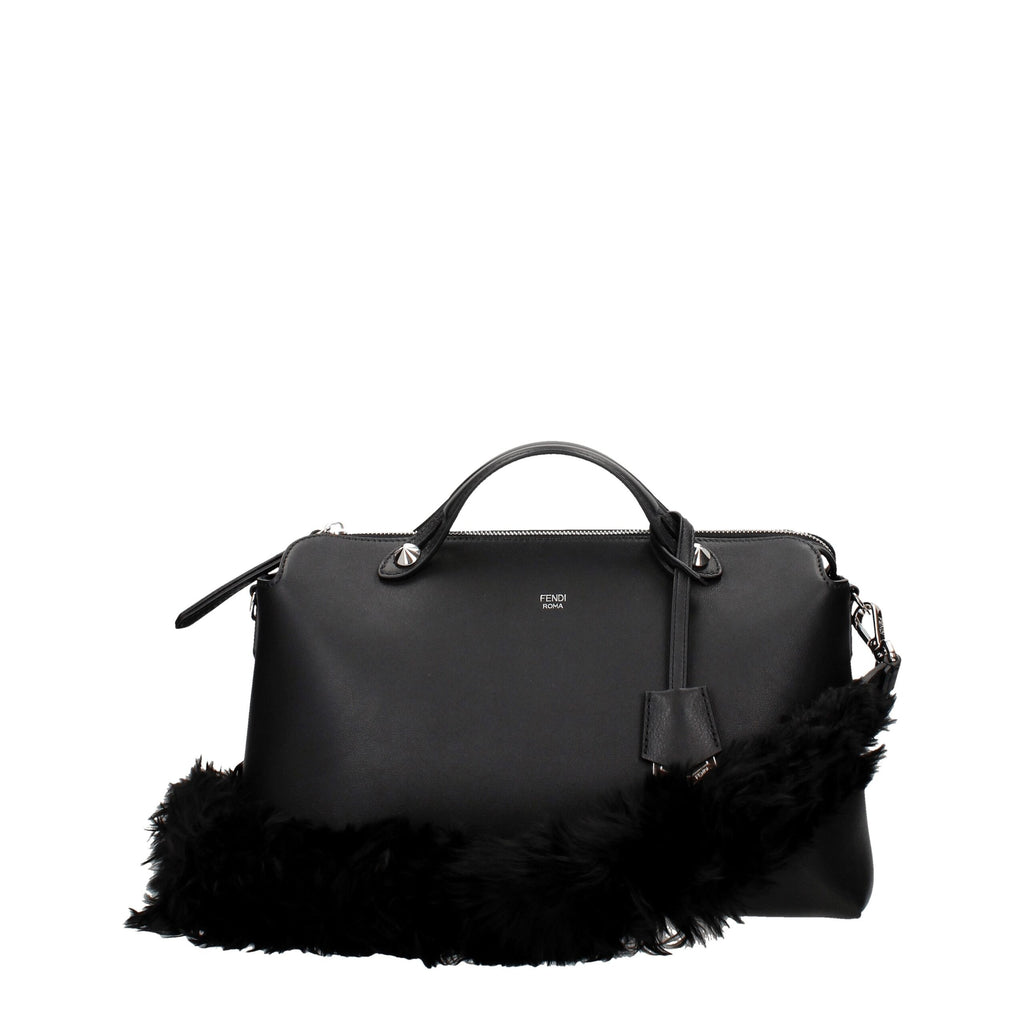 Black Leather Shoulder Bag