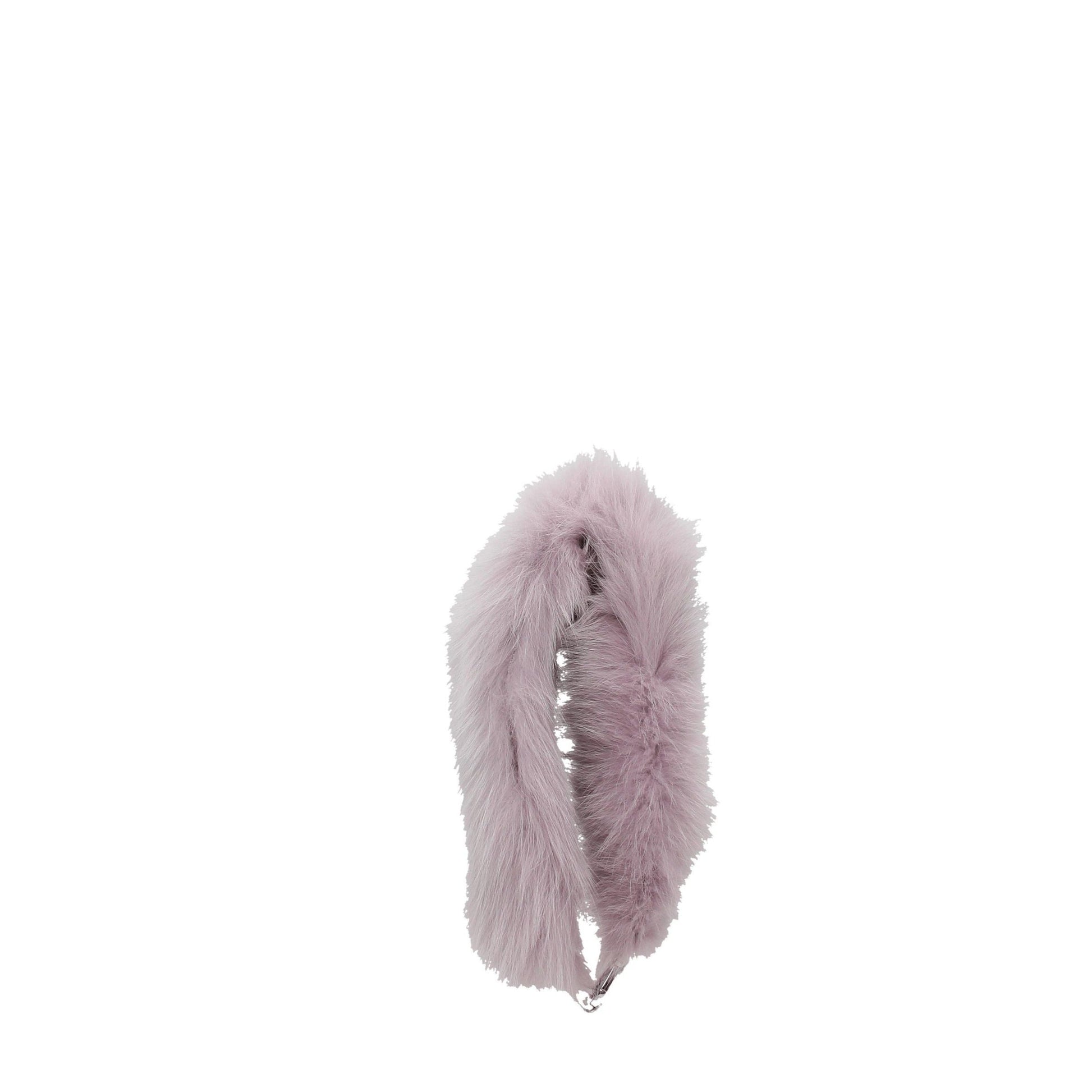 Purple Fur Shoulder Bag