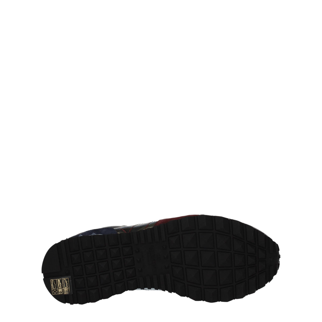 Green Leather Athletic Sneakers