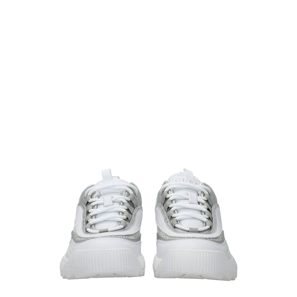 White Polyethylene Chunky Sneakers