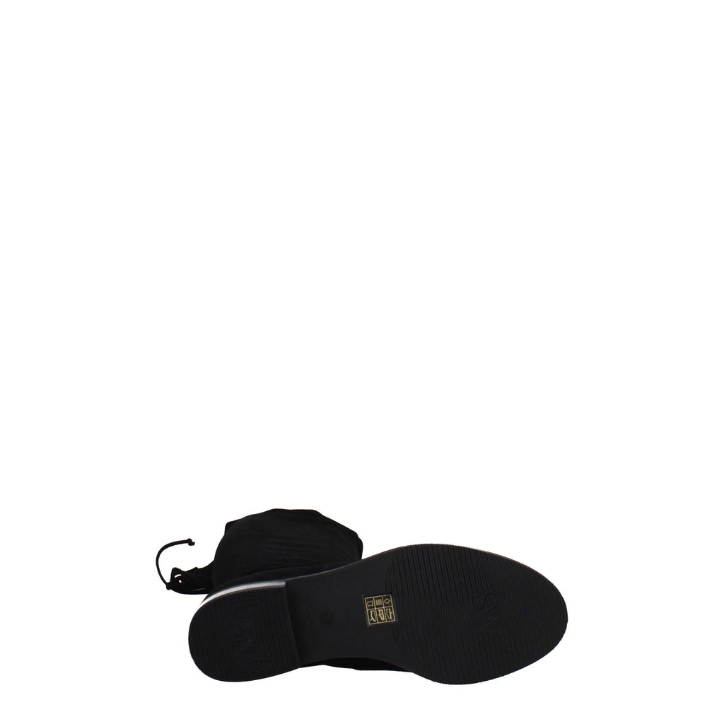 Black Leather Over The Knee