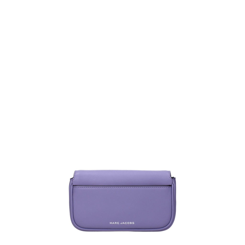 Purple Leather Crossbody Bag