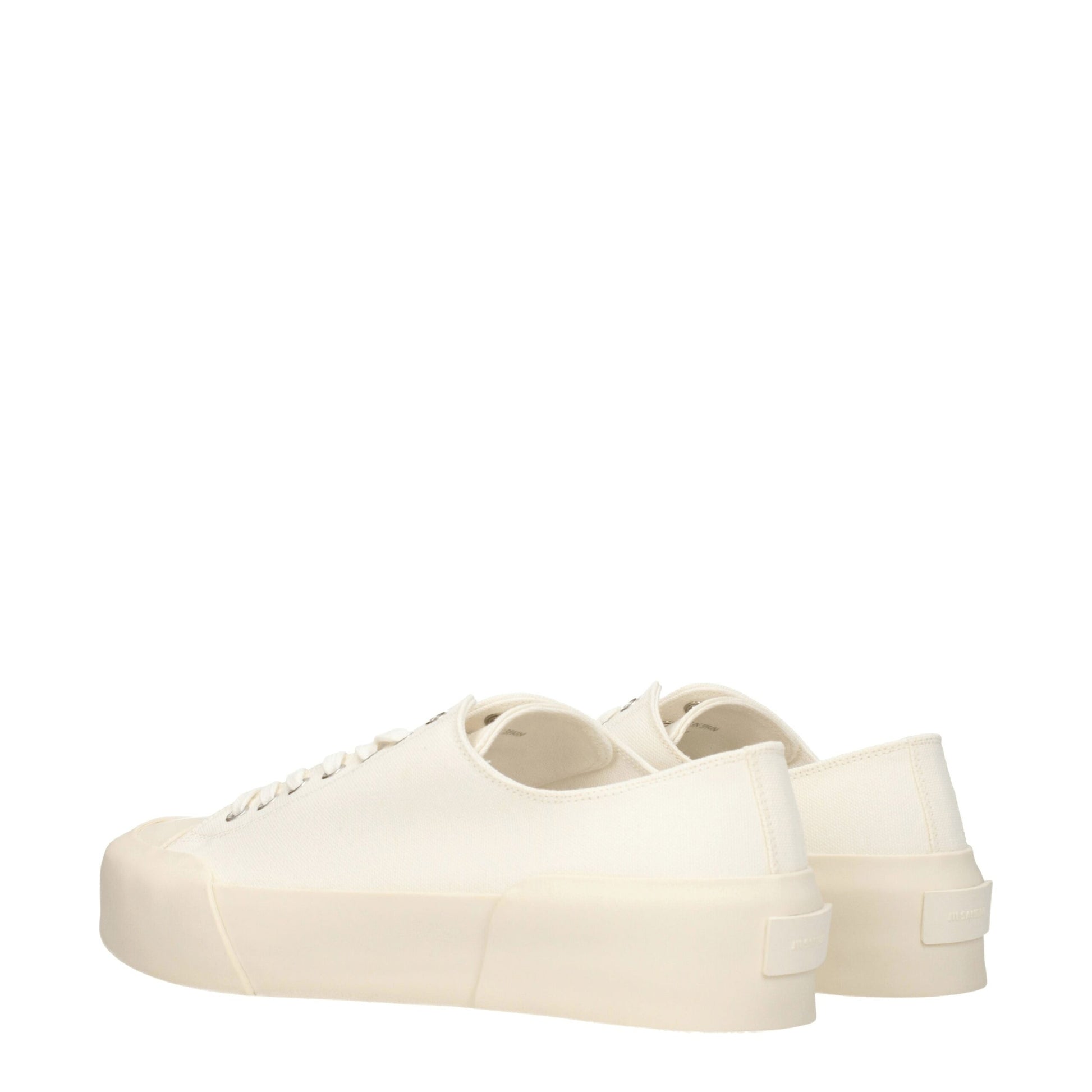 Beige Fabric Low Top Sneakers