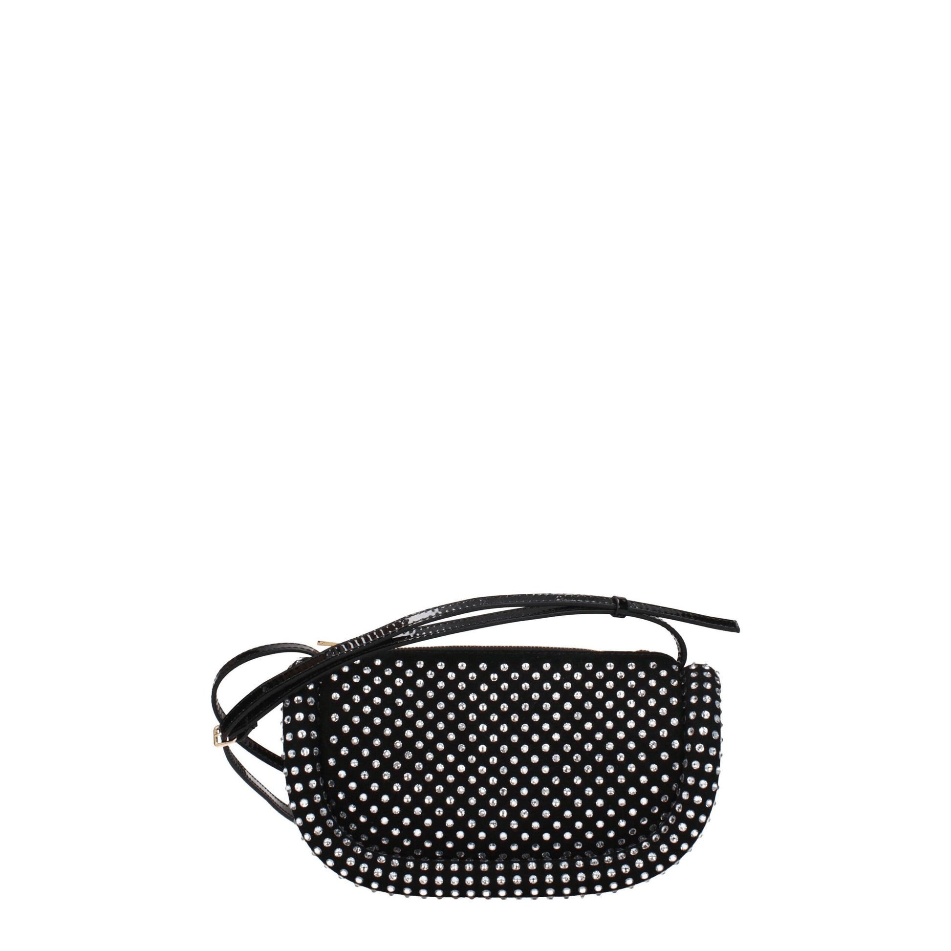 Black Leather Crossbody Bag