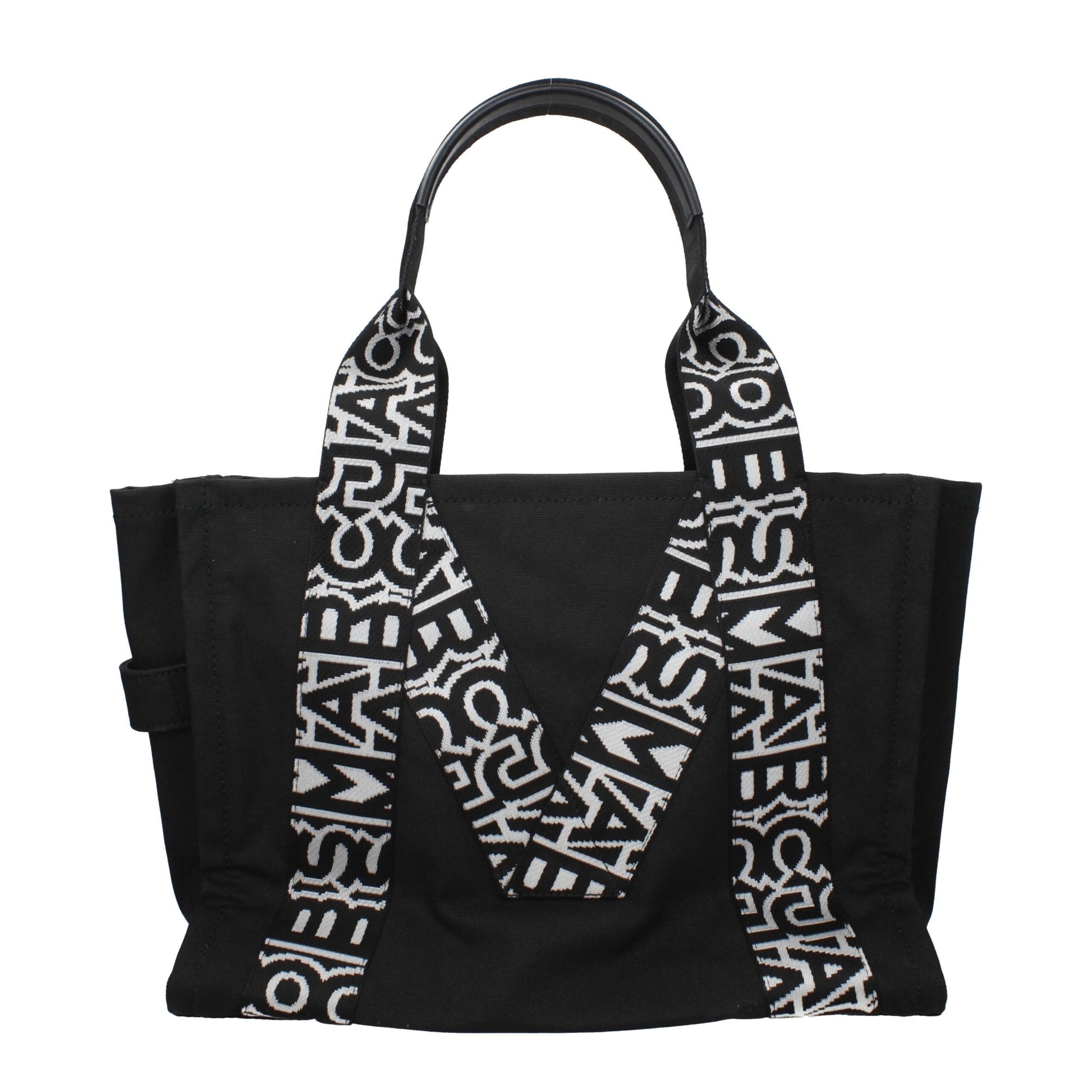 Black Fabric Shoulder Bag