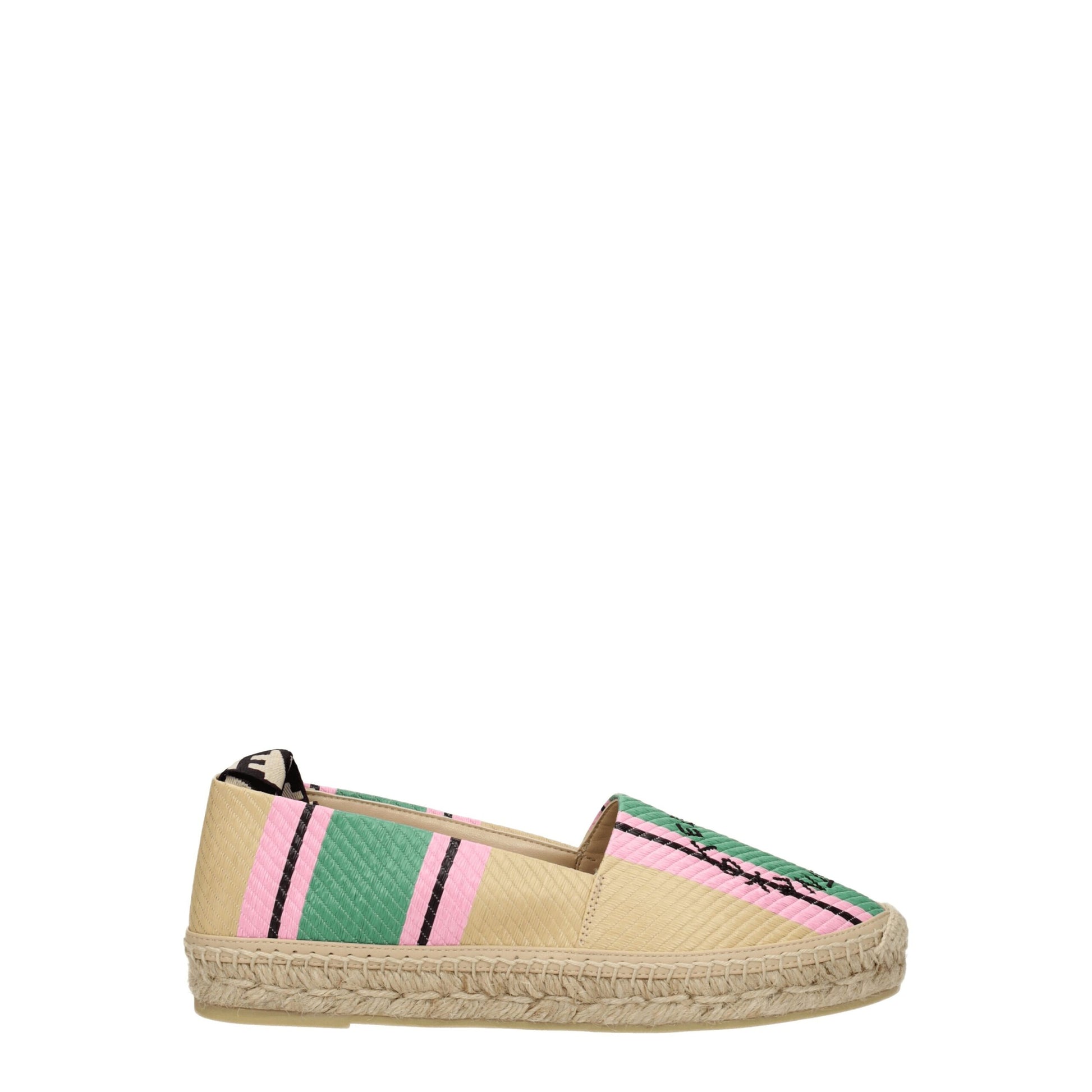 Multicolor Fabric Espadrilles